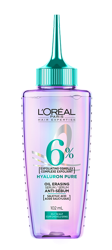 L'Oreal Paris Hair Expertise Hyaluron Pure Oil Erasing Scalp Serum with Salicylic Acid, 102ml