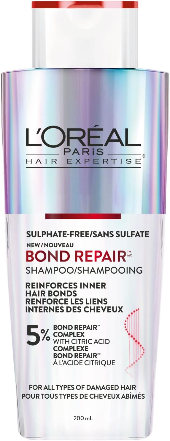 L'Oreal Paris Hair Expertise Bond Repair Sulfate-Free Shampoo for Damaged Hair - 200ml