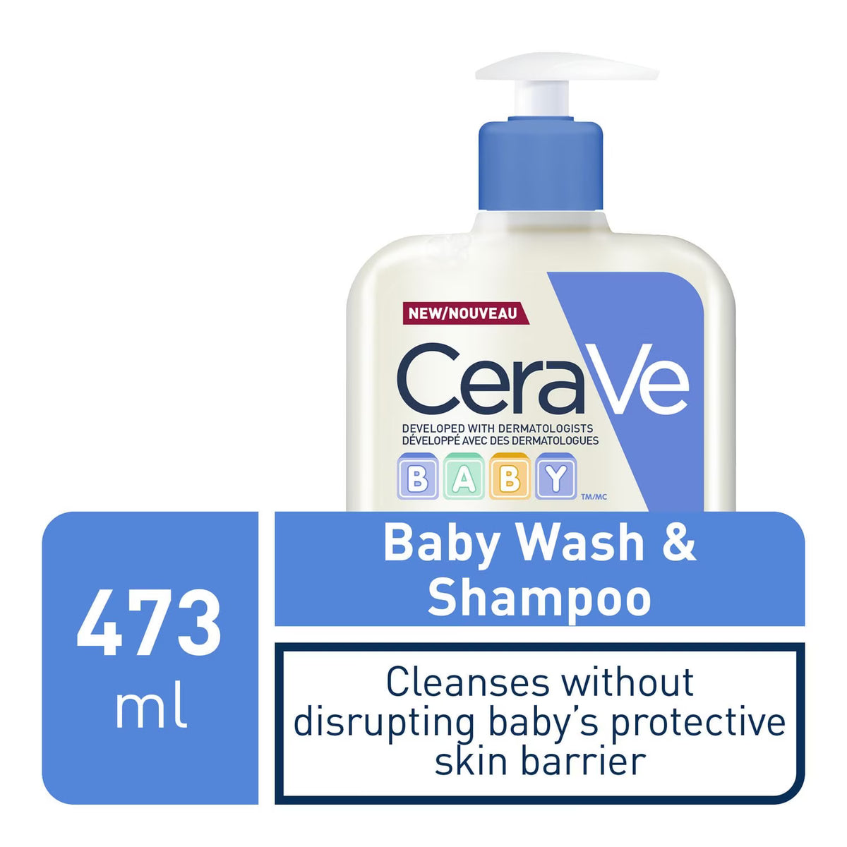 CeraVe Baby Wash Shampoo 473ml