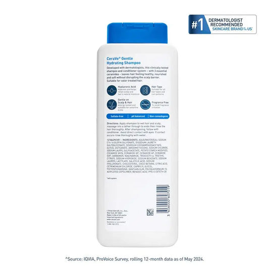 CeraVe Gentle Hydrating Shampoo 355ml