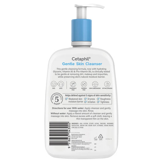 Cetaphil Gentle Skin Cleanser For All Skin Types 1l