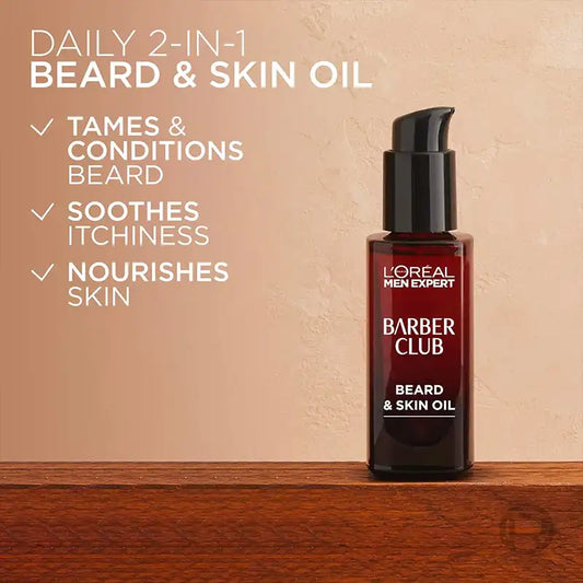 L'Oreal Paris Men Expert Barber Club Long Beard and Skin Oil 30ml