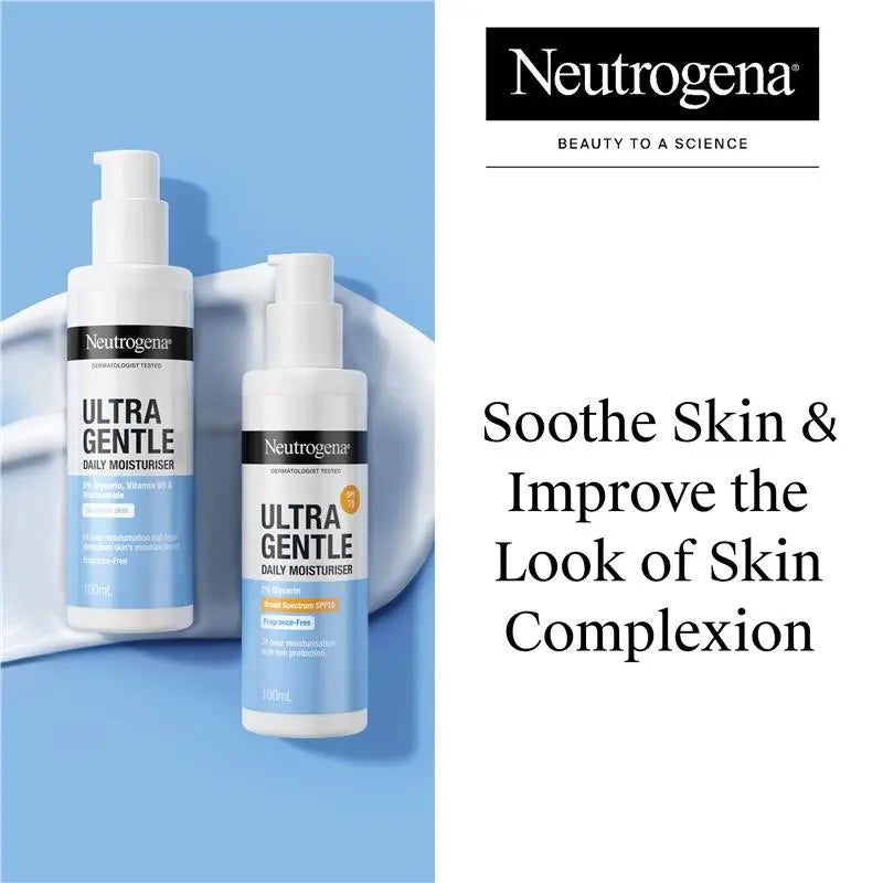 Neutrogena Ultra Gentle Daily Face Moisturiser Sensitive 100ml
