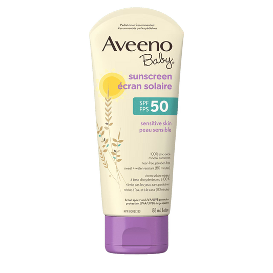 Aveeno Baby Sensitive Skin Sunscreen SPF 50 88ml