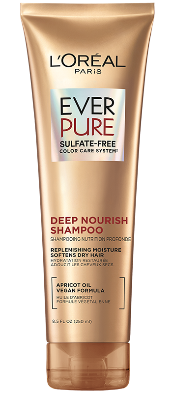 L'Oreal Paris EverPure Sulfate Free Deep Nourish Shampoo for Softening Dry Hair 250ml