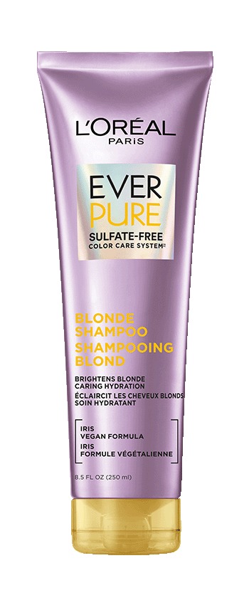 L'Oreal Paris EverPure Sulfate-Free Blonde Shampoo for Brightening Blonde Hair 250ml