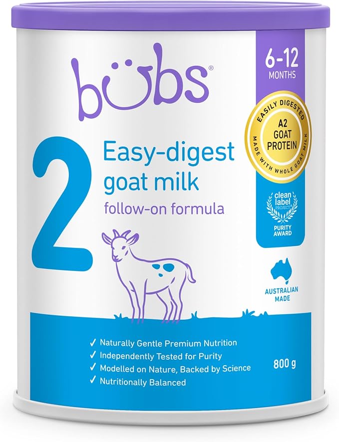 Bubs Easy Digest Goat Milk Powder (6â€“12 months) 800g