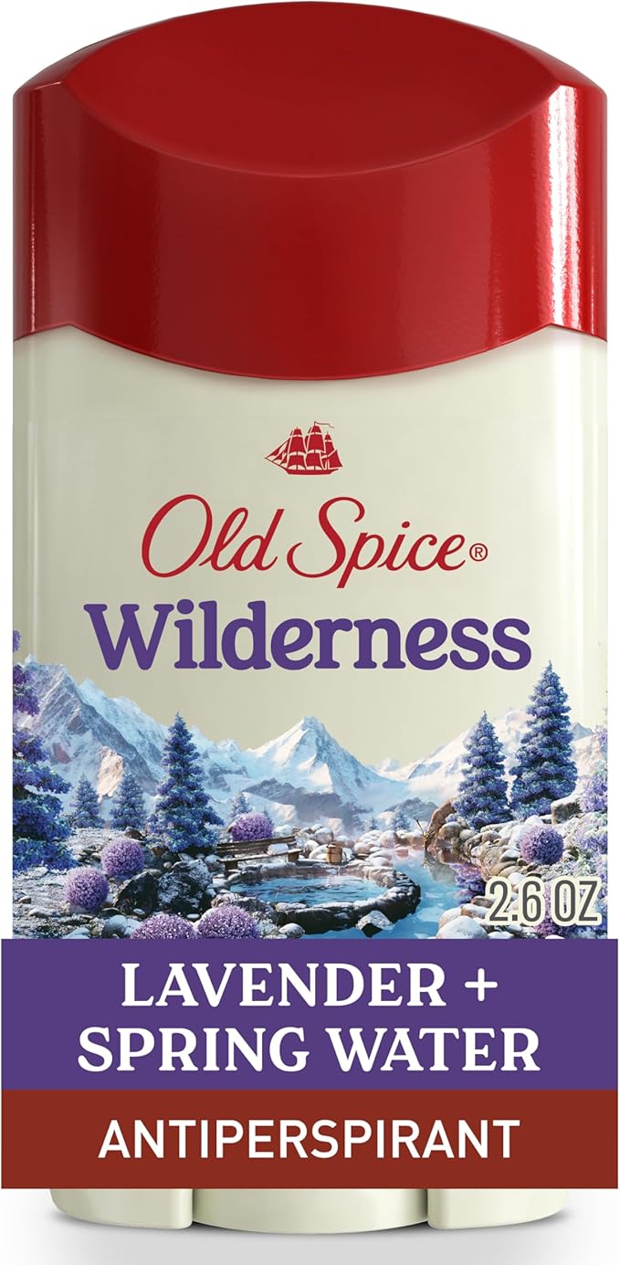 Old Spice Men's Antiperspirant & Deodorant Wilderness with Lavender, 2.6oz