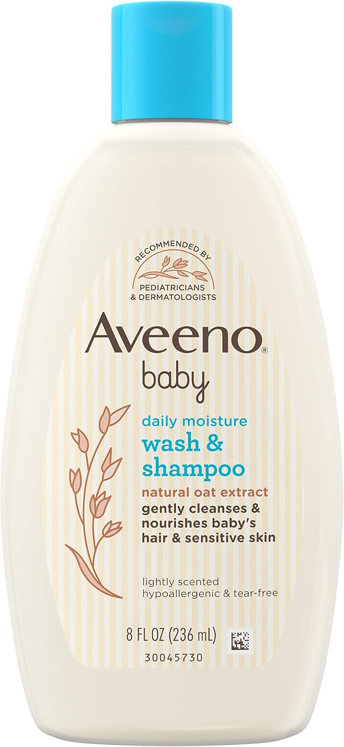 Aveeno Baby Daily Moisture Light Scent Sensitive Wash & Shampoo 236ml