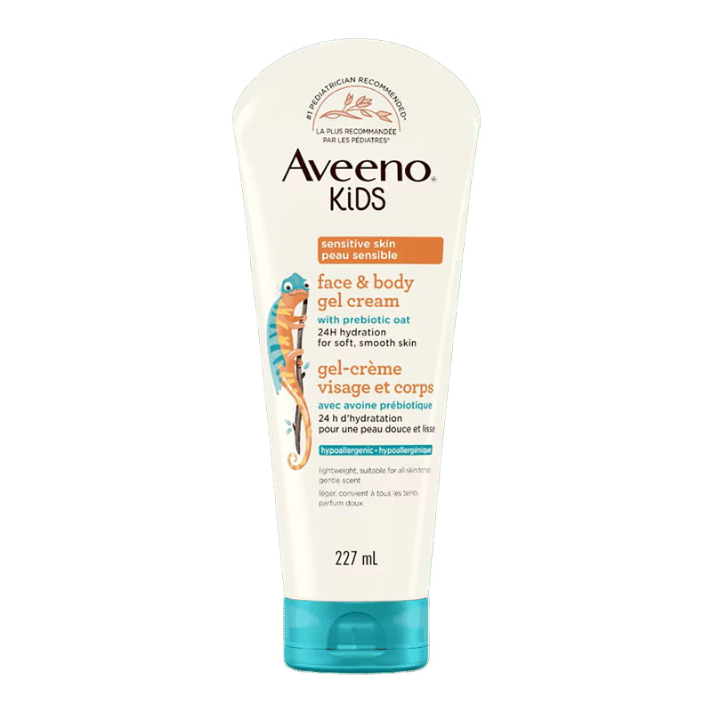 Aveeno Kids Sensitive Skin Face & Body Gel Cream 227ml