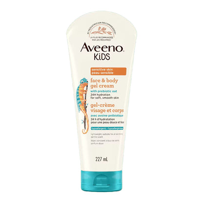 Aveeno Kids Sensitive Skin Face & Body Gel Cream 227ml