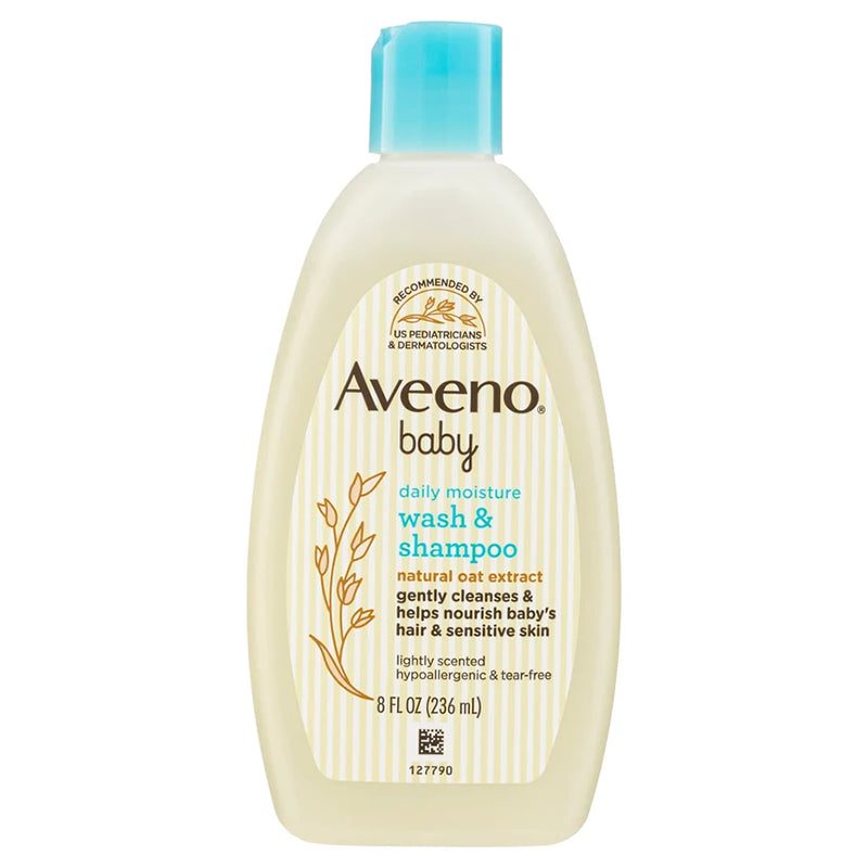 Aveeno Baby Daily Moisture Light Scent Sensitive Wash & Shampoo 236ml