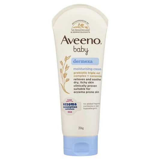 Aveeno Baby Dermexa Eczema Fragrance Free Moisturising Cream 206g
