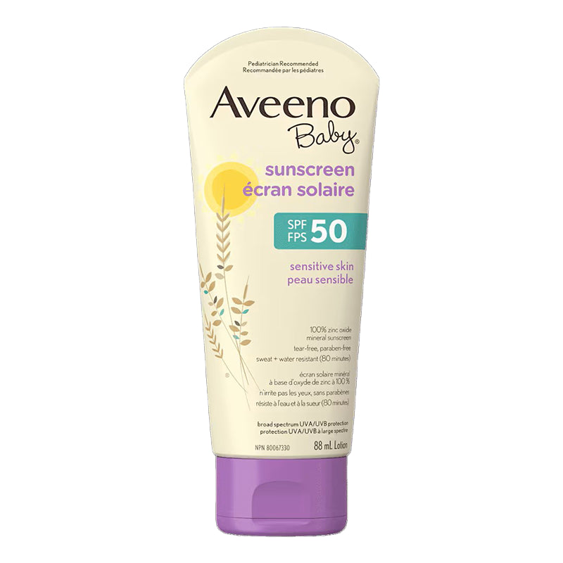 Aveeno Baby Sensitive Skin Sunscreen SPF 50 88ml