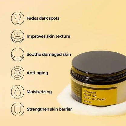 COSRX - Advanced Snail 92 All In One Cream - 100g