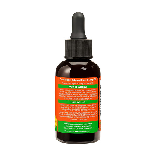 Cantu Biotin-Infused Hair and Scalp Strengthening Oil 59ml