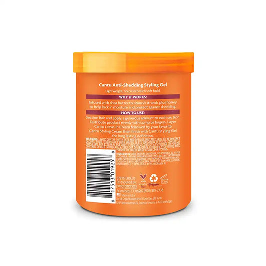 Cantu Shea Butter Anti-Shedding Styling Gel 524g