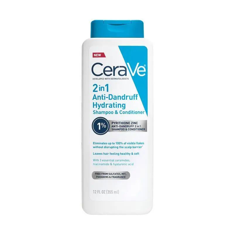CeraVe 2-in-1 Anti-Dandruff Hydrating Shampoo and Conditioner 355ml