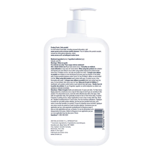 CeraVe Acne Control Cleanser 473ml