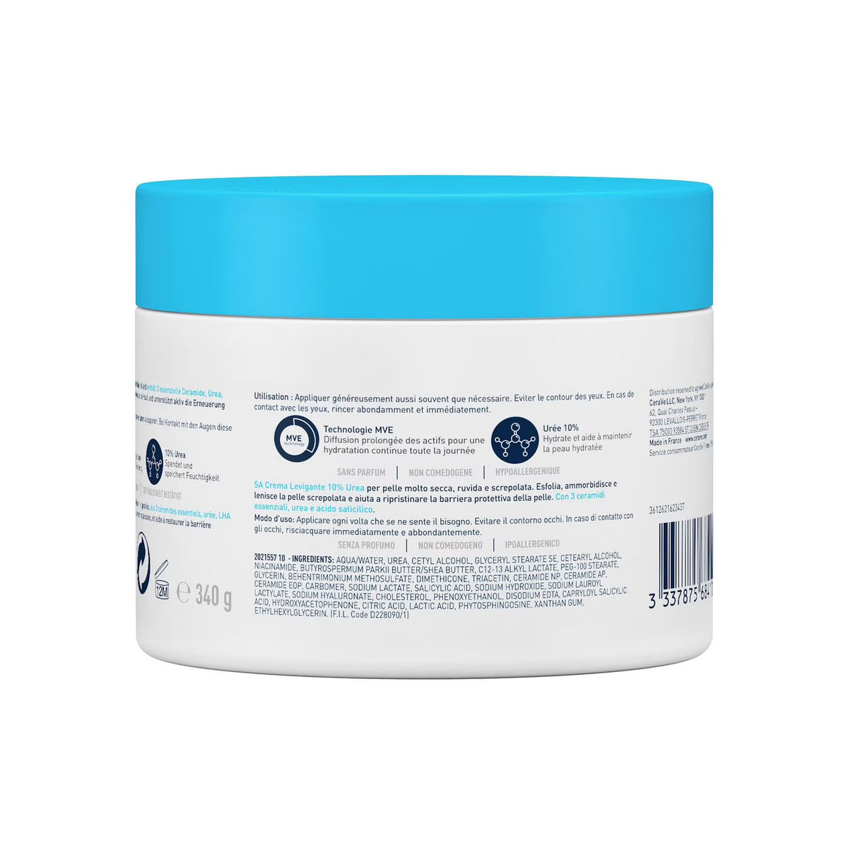 CeraVe SA Cream for Rough & Bumpy Skin 340g