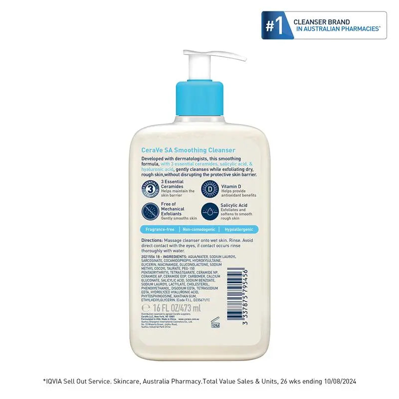 CeraVe SA Smoothing Cleanser 473ml