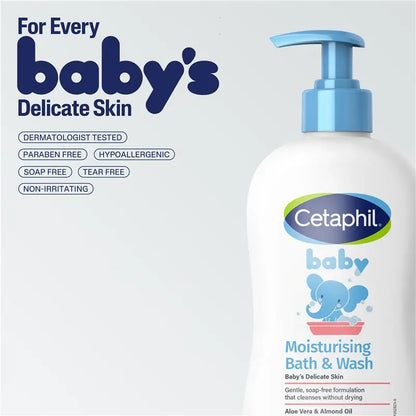 Cetaphil Baby Moisturizing Bath & Wash 400ml