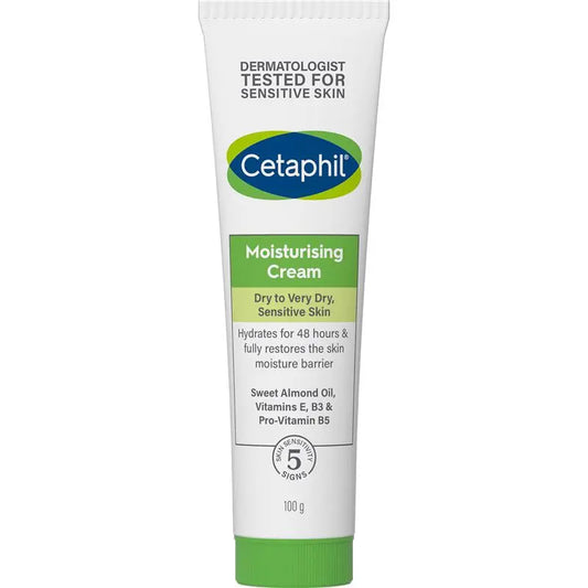 Cetaphil Moisturising Cream For Dry to Very Dry, Sensitive Skin 100g