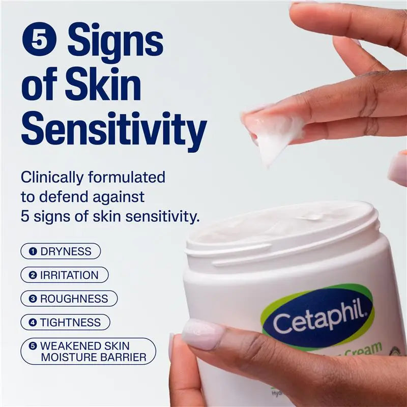 Cetaphil Moisturising Cream For Dry to Very Dry, Sensitive Skin  550g