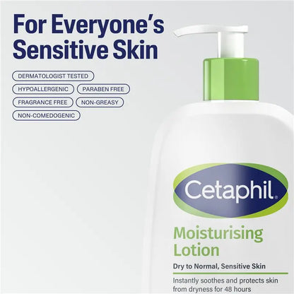Cetaphil Moisturising Lotion 473ml Dry to Normal Sensitive Skin