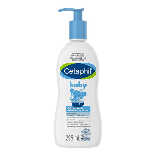 Cetaphil Baby Calming Wash For Baby's Dry, Itchy, Sensitive Skin 295ml