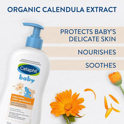 Cetaphil Baby Daily Lotion With Organic Calendula 400ml