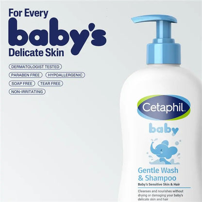 Cetaphil Baby Gentle Wash & Shampoo 400ml