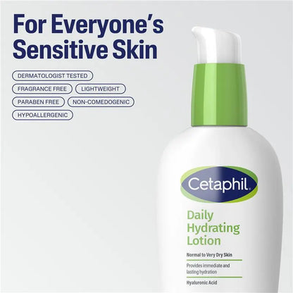 Cetaphil Daily Hydrating Lotion For Normal To Very Dry Skin 88ml