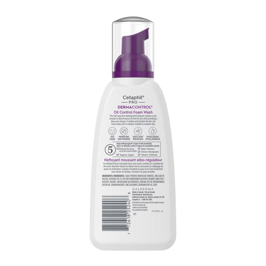 Cetaphil Derma Control Oil Control Foam Wash 236ml