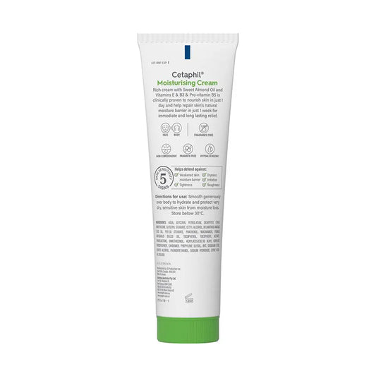 Cetaphil Moisturising Cream For Dry to Very Dry, Sensitive Skin 100g