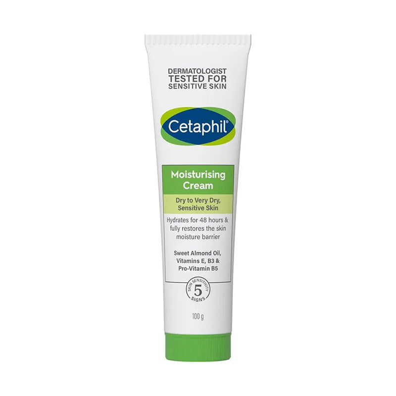 Cetaphil Moisturising Cream For Dry to Very Dry, Sensitive Skin 100g
