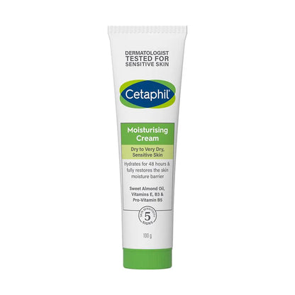 Cetaphil Moisturising Cream For Dry to Very Dry, Sensitive Skin 100g