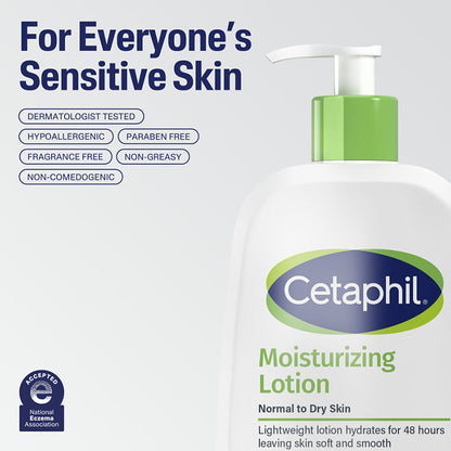 Cetaphil Moisturising Lotion For Dry to Normal, Sensitive Skin 500ml
