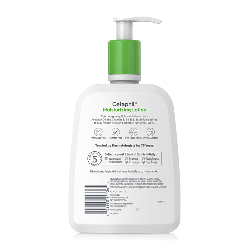 Cetaphil Moisturising Lotion For Dry to Normal, Sensitive Skin 500ml