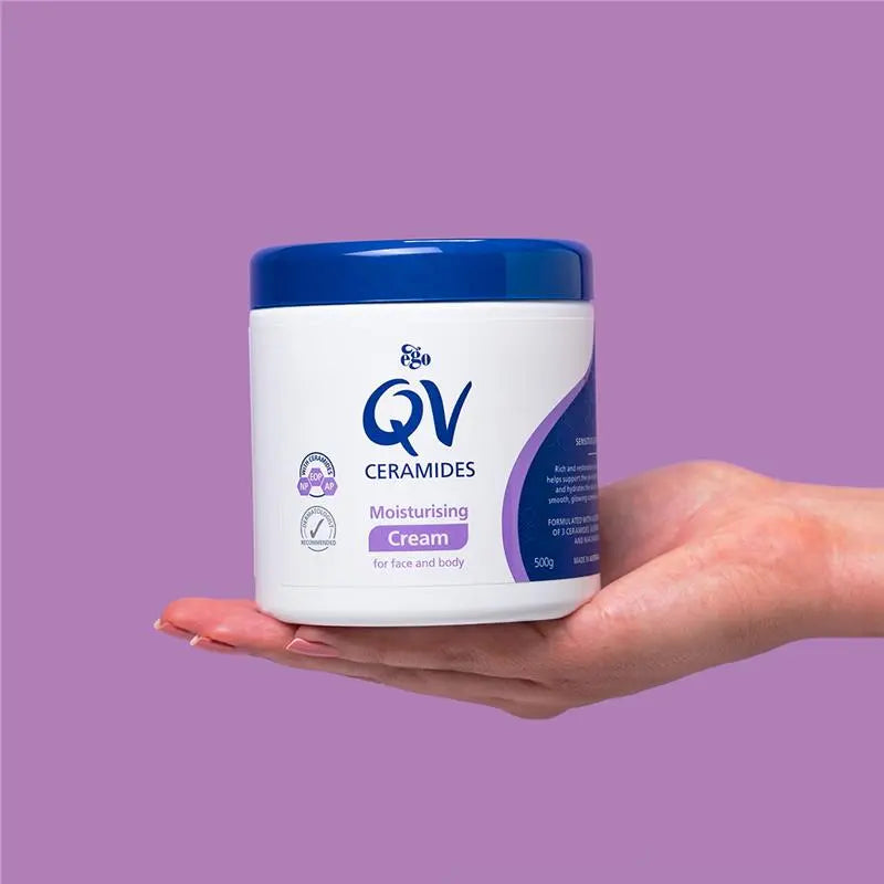 Ego QV Ceramides Moisturising Cream For Face and Body 500g
