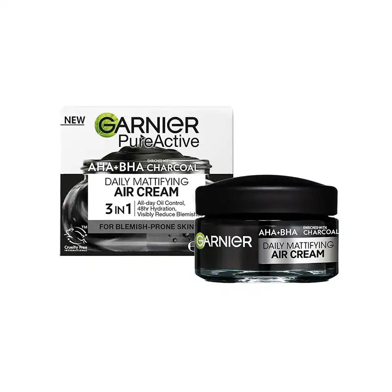 Garnier Pure Active AHA + BHA with Niacinamide Daily Mattifying Air Cream 50ml