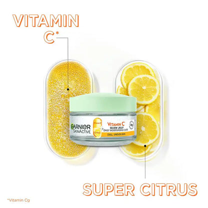Garnier Skin Active Vitamin C Brightening Glow Jelly Daily Moisturiser 50ml