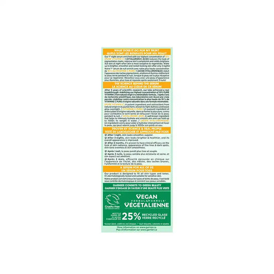 Garnier Skin Active Vitamin C Night Serum 30ml