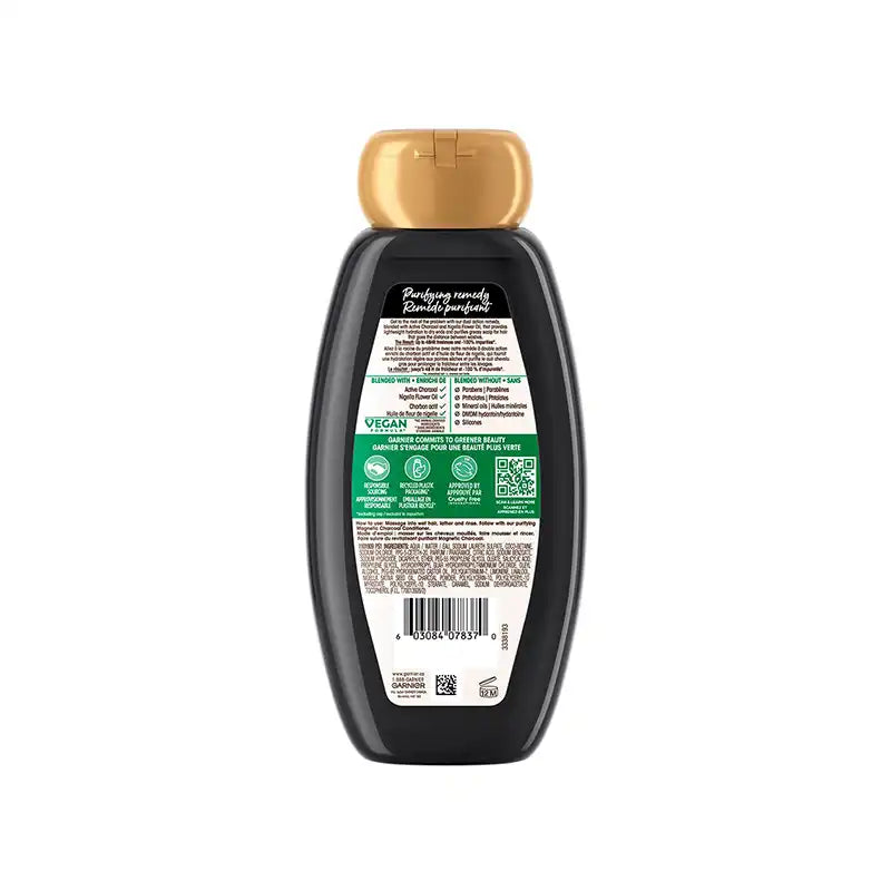 Garnier Whole Blends Magnetic Charcoal Purifying Shampoo - 346ml