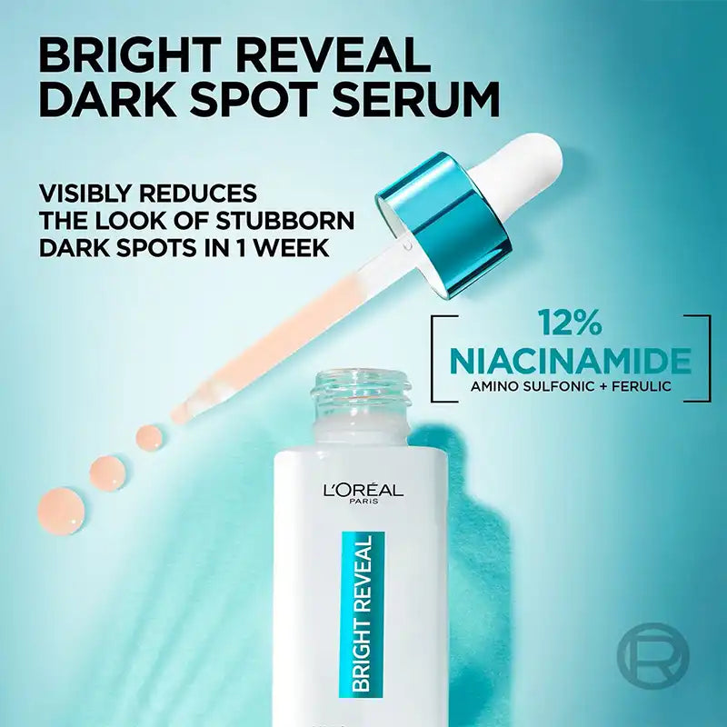 L'Oreal Paris Bright Reveal Niacinamide Dark Spot Serum 30ml