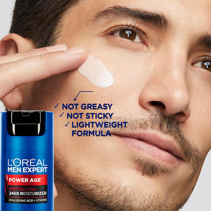 L'Oreal Paris Men Expert Power Age Collection 24hr Face Moisturizer - Hyaluronic Acid 50ml