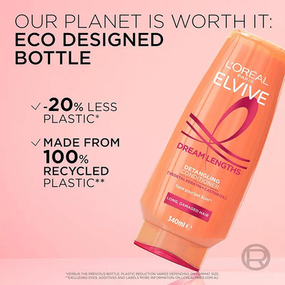 L'Oreal Paris Elvive Dream Lengths Detangling Conditioner 340mL