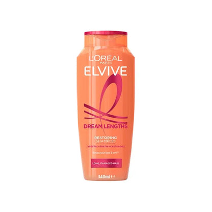 L'Oreal Paris Elvive Dream Lengths Restoring Shampoo 340mL