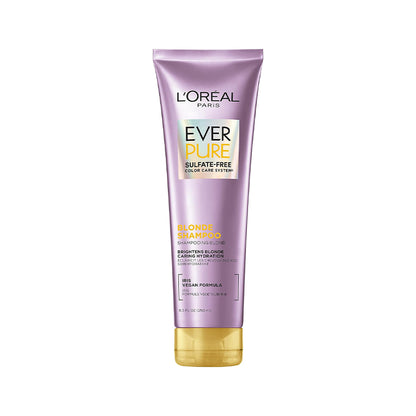 L'Oreal Paris EverPure Sulfate-Free Blonde Shampoo for Brightening Blonde Hair 250ml