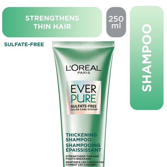 L'Oreal Paris EverPure Sulfate-Free Thickening Shampoo for Fortifying Fine Hair 250ml